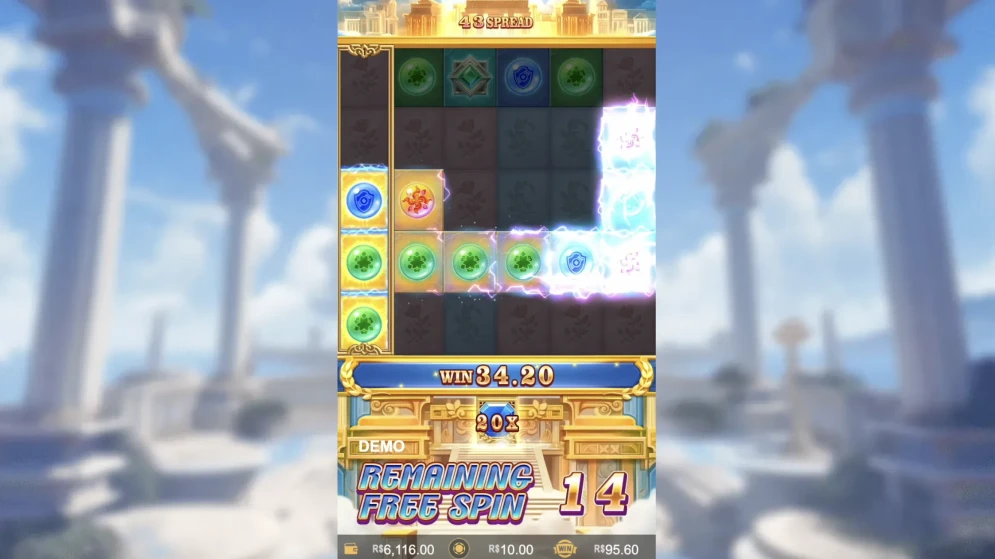 Athena Lucky Spread gameplay